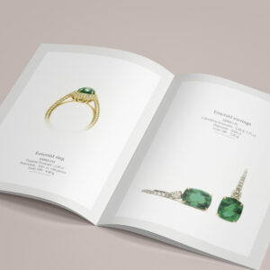 Каталог для магазину ювелірних прикрас Виготовлення каталогів для бізнесу