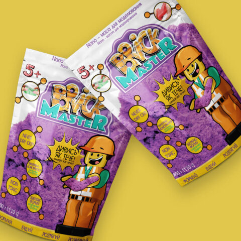 Розробка упаковки для нового матеріалу для дитячої творчості 