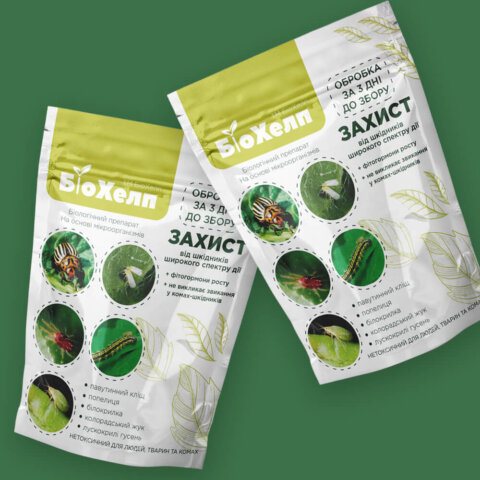 Розробка дизайну упаковки препаратів для агрокультур 