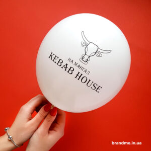 Повітряні кульки з лого Повітряні кульки з лого