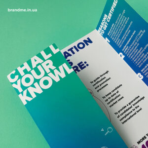 Друк буклета для компанії “softserve” Друк буклета для компанії