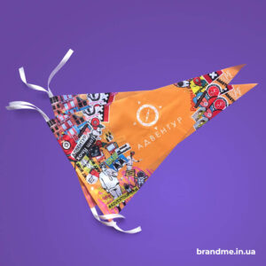 Кольоровий друк на прапорах для компанії “Адвентур” Кольоровий друк на прапорах для компанії