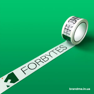 Друк логотипу на скотчі для 