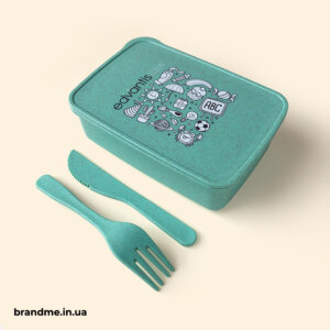 Бамбукові ланч-бокси з принтом для ІТ-компанії 