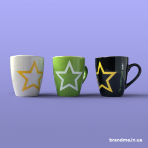 Чашки з логотипом для ІТ-компанії 