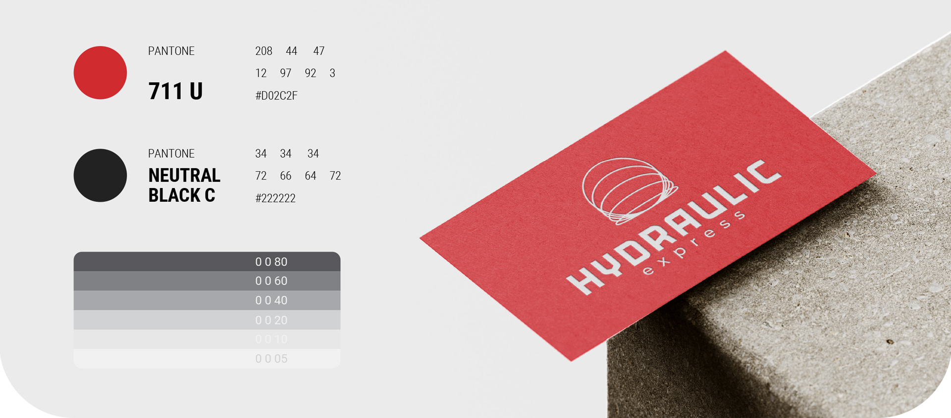 кольори Ребрендинг для компанія ТОВ «Гідравлік експрес». Фото 4 | BRANDME