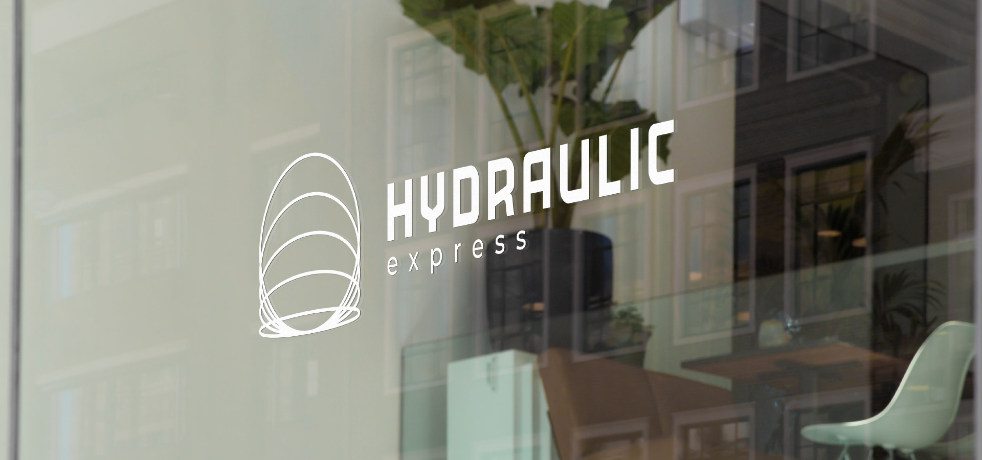 лого на склі Ребрендинг для компанія ТОВ «Гідравлік експрес». Фото 9 | BRANDME