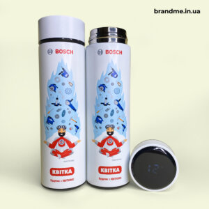 Оригінальний smart-термос з нанесенням для компанії 