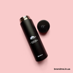 Термос з датчиком температури та повноколірним нанесенням для IT-компанії Affinidi Термос з датчиком температури та повноколірним нанесенням для IT-компанії Affinidi