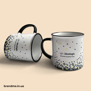 Керамічне горня з глянцевою поверхнею та повноколірним зображенням для Idealogic
