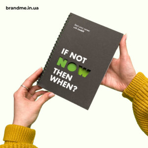 Блокнот з висічкою з дизайнерського картону на спіральці Блокнот з висічкою з дизайнерського картону на спіральці