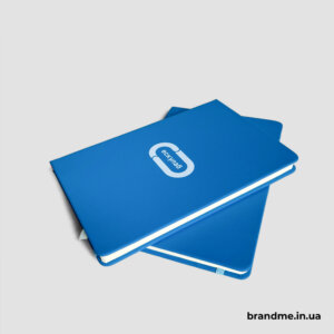 Брендування soft-touch блокнотів в корпоративних кольорах