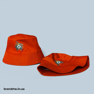 Яскраві корпоративні панами з DTF нанесенням корпоративного лого в гавайському стилі