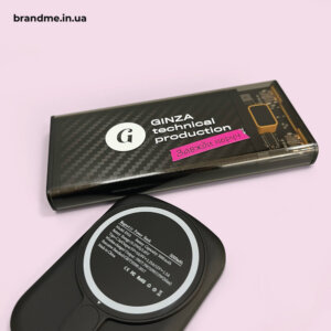 Магнітний та класичний дротовий power bank з брендуванням у корпоративному стилі Ginza Магнітний та класичний дротовий power bank з брендуванням у корпоративному стилі Ginza