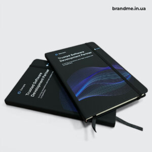 Soft-touch блокноти з повноколірним друком для компанії Deviark Брендування блокнотів повноколірним друком