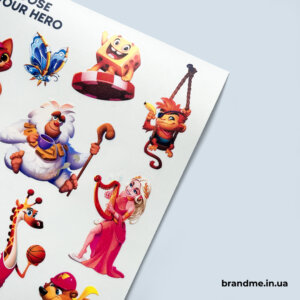 Друк водовитривалих стікерів на прозорій плівці Oracal