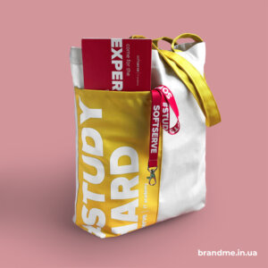 Брендована екоторба з кишенею для “SoftServe” Комплексне рішення корпоративної продукції для IT-компаній