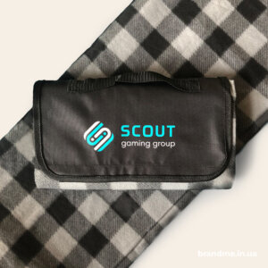 Пледи з логотипом для IT-компанії “Scout Gaming Group” Пледи з логотипом для IT-компанії