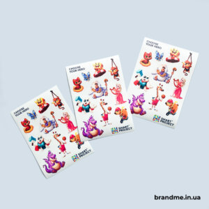 Друк водовитривалих стікерів на прозорій плівці Oracal