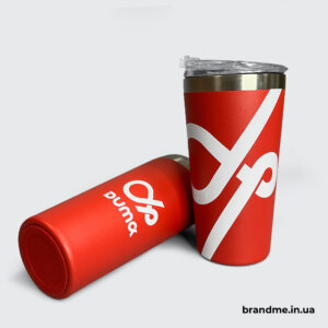 Друк по колу на термогорнятах та пляшках для води