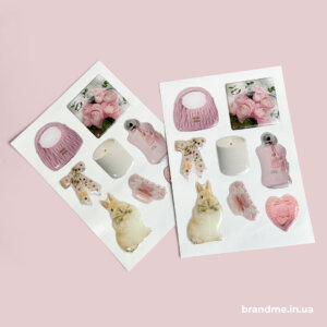 3D стікерпак формату A5 Об'ємні стікерпаки з епоксидною смолою