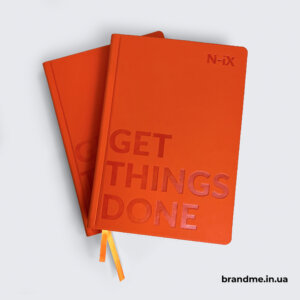 Тиснення на soft-touch щоденниках