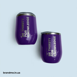 Термокухлі з гравіюванням для SoftServe Гравіювання металевих горнят для корпоративних подарунків