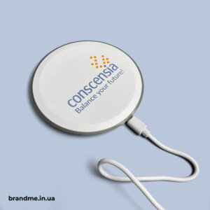 Безпровідна зарядна станція для Consensia Брендування мобільних аксесуарів