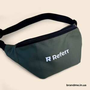 Бананка в графітовому кольорі з Referr Бананки з друком в сірому кольорі