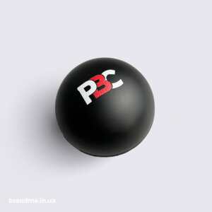 Кульки-антистреси чорні з логотипом