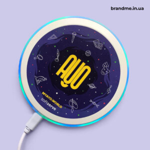 Бездротові зарядки з креативним принтом для компанії 