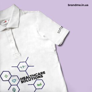 Брендовані поло для компанії «SoftServe» Друк на поло з логотипом