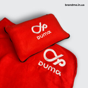 Флісовий плед з вишивкою для Duma Яскраві пледи з вишивкою