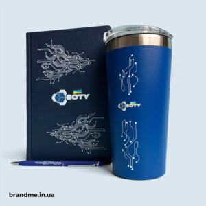 Комплекс корпоративного мерчу для IT-компанії Soty Комплекс брендованого мерчу для IT