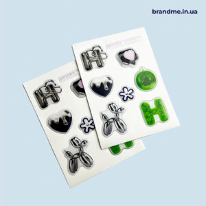 3d стікери для Hmara agency Об'ємні стікери з епоксидної смоли