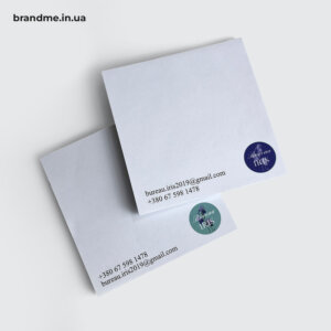 Бланки для заміток з логотипом