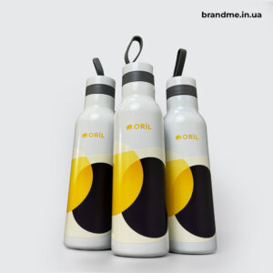 Термопляшки для напоїв із друком по колу