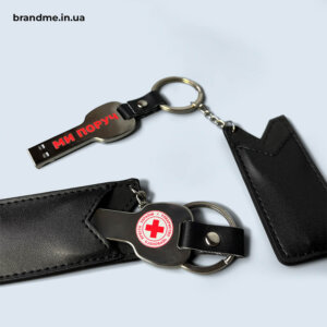 Брелок-флешка у формі ключа з нанесенням