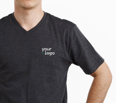 Футболки з V-вирізом 565_500 Друк на одязі. Фото 4 | BRANDME