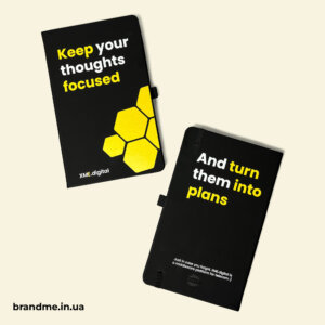 Мотиваційні блокноти XME.digital Чорні блокноти з яскравими написами