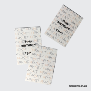 Брендовані листівки на замовлення Три листівки з логотипом ARKNET