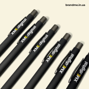 Чорні ручки з логотипом XME.digital