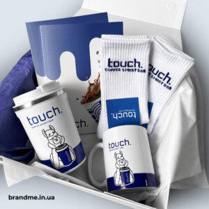 Корпоративний мерч Touch у фірмовому стилі Набір брендованих аксесуарів Touch, що створює відчуття цілісного стилю