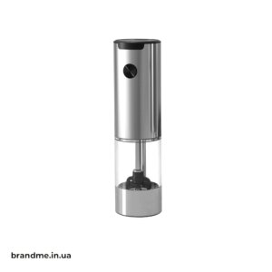 Млин для солі й перцю з логотипом бренду, оснащений автоматичним механізмом помелу