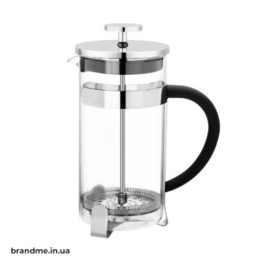 Френч-прес із пластиковою софт-тач ручкою та фірмовим логотипом